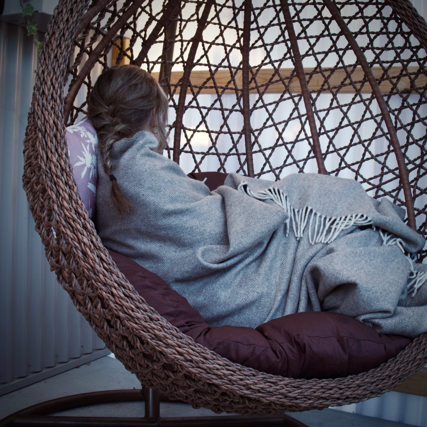Customer photo review of Recycled Wool Blankets