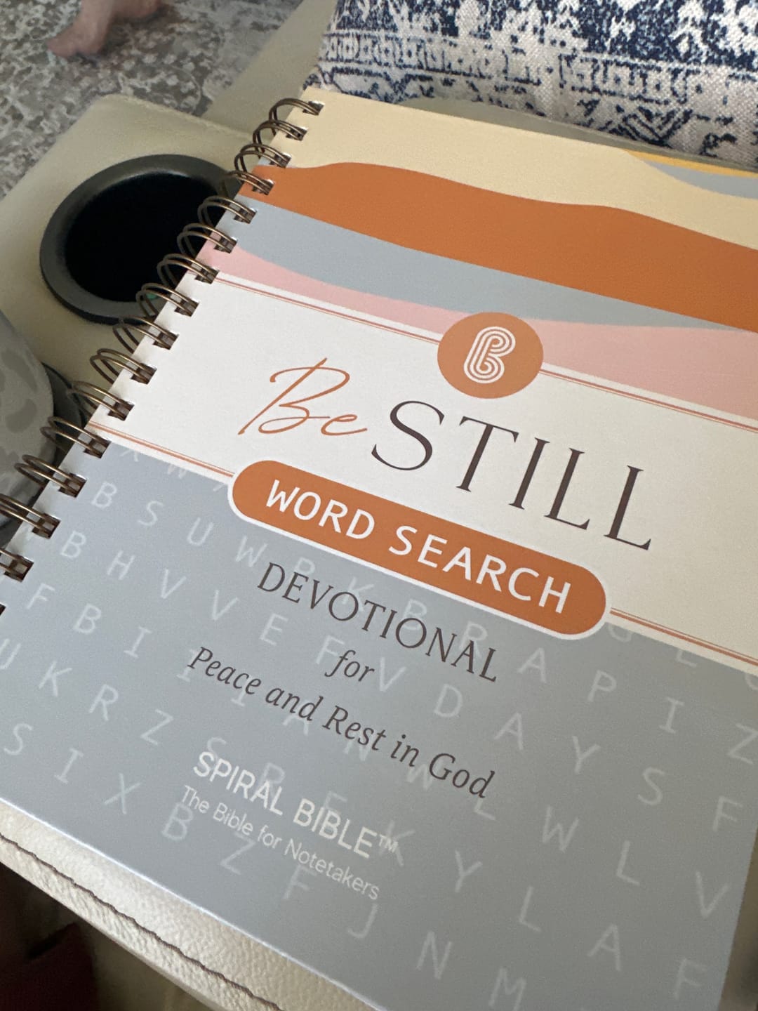 Customer photo review of Be Still: Word Search Devotional for Peace & Rest in God