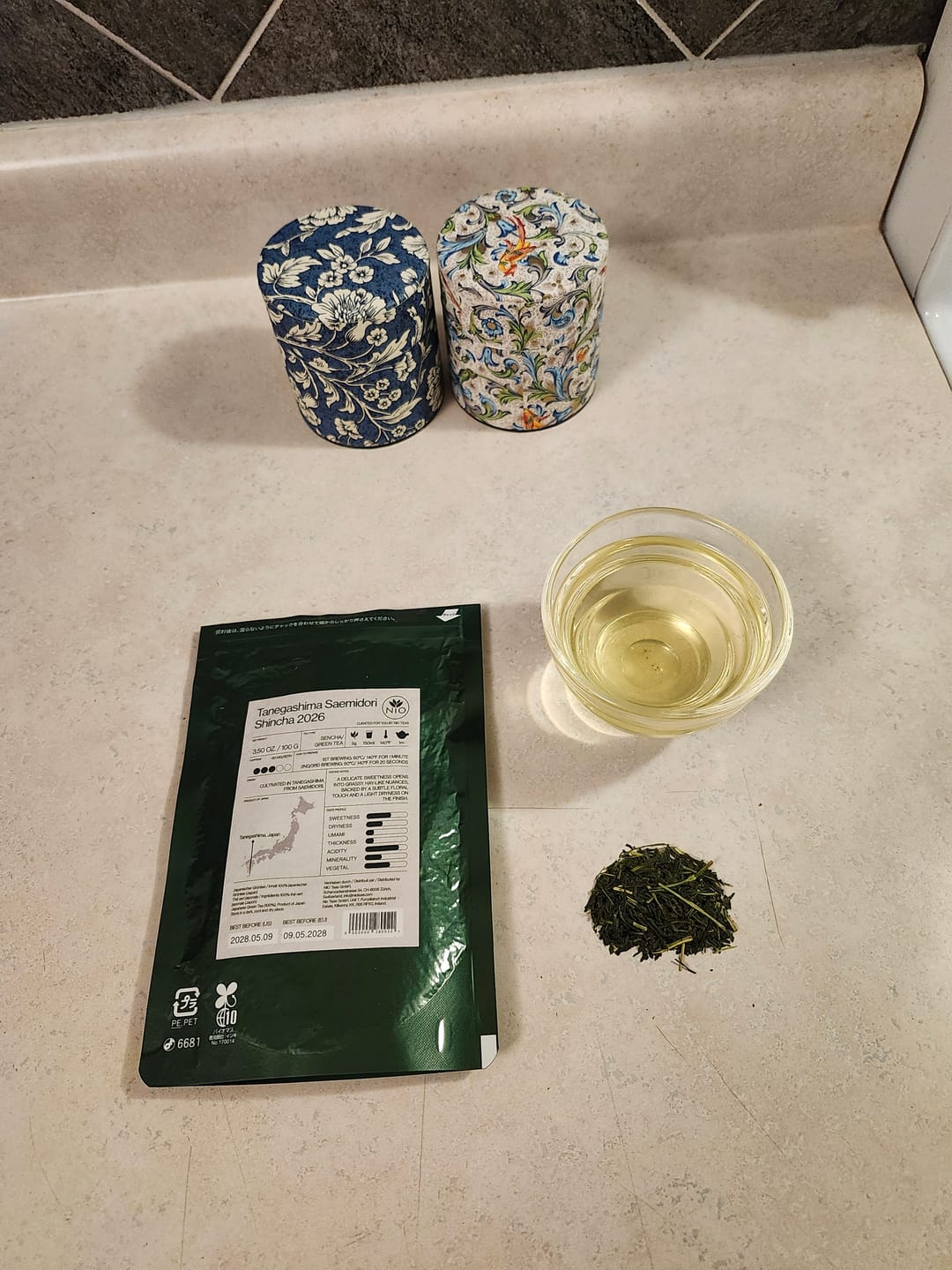 Customer photo review of Tanegashima Saemidori Shincha 2026