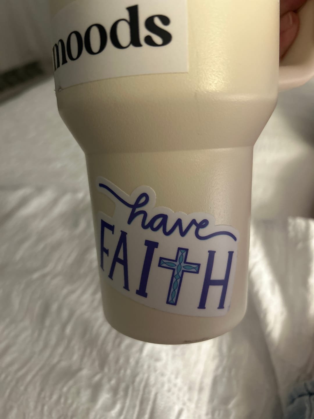 Customer photo review of Have Faith with Cross Sticker