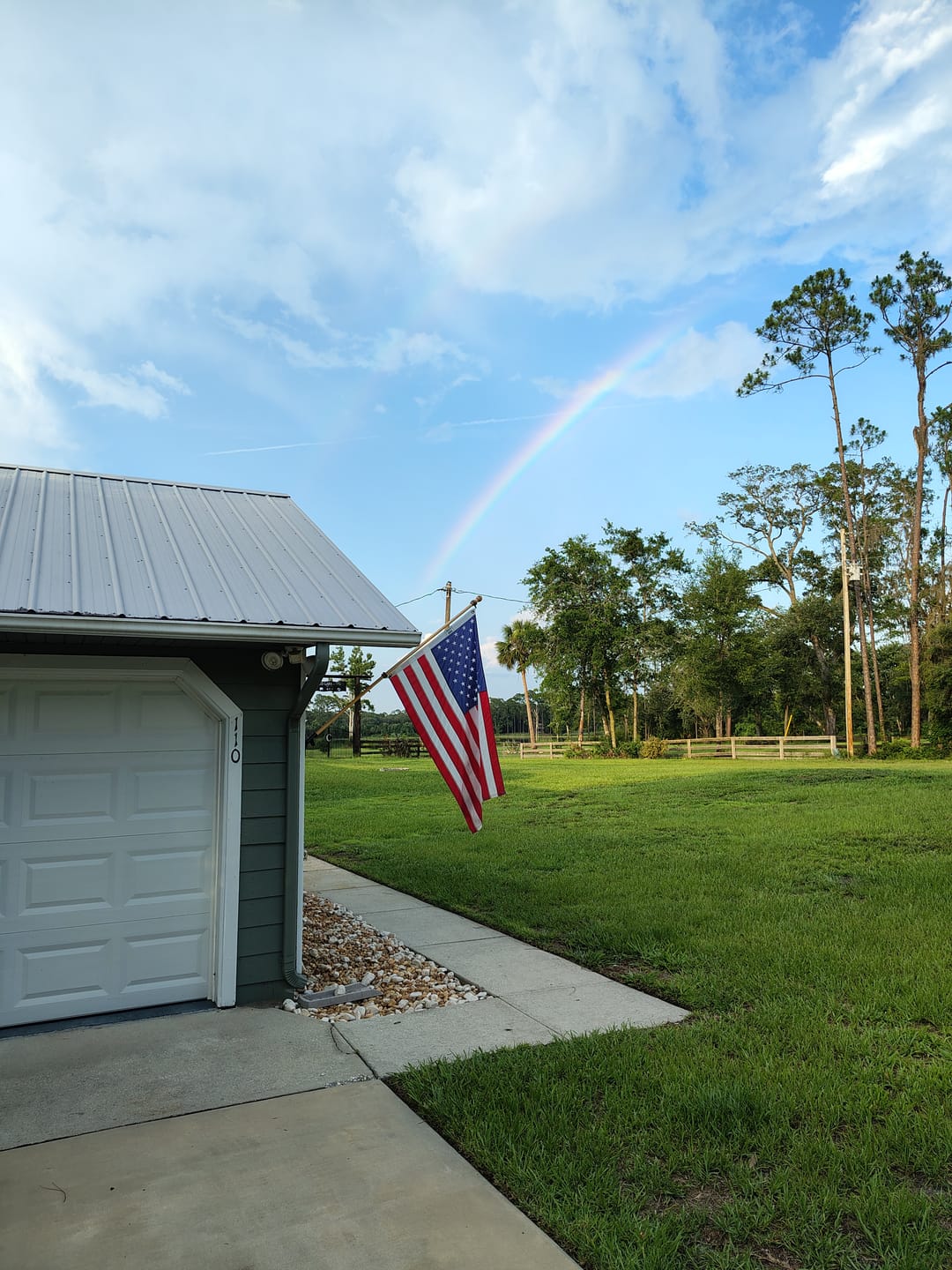 Customer photo review of 3' x 5' American Flag Set