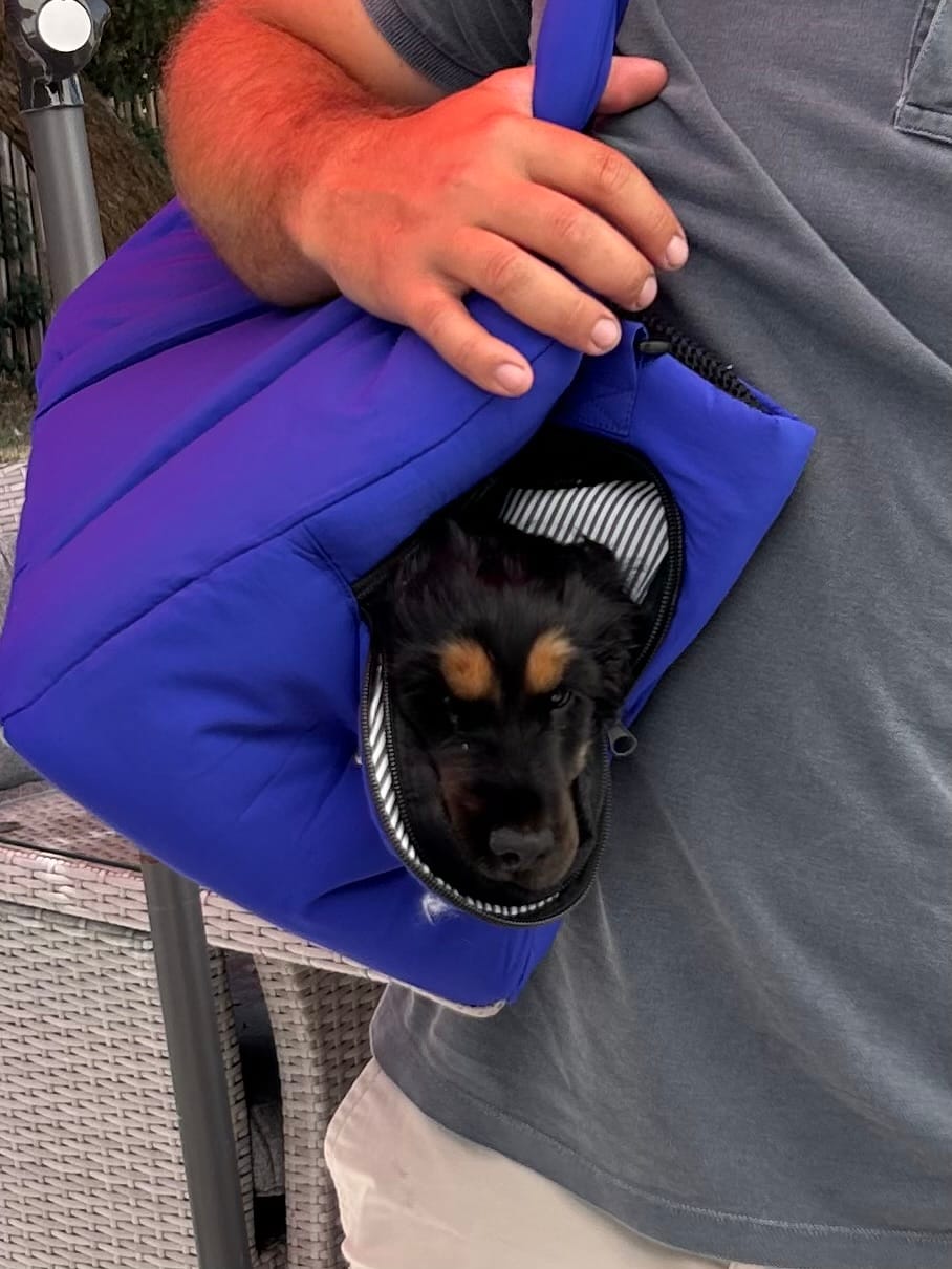 Customer photo review of Sac de voyage bleu