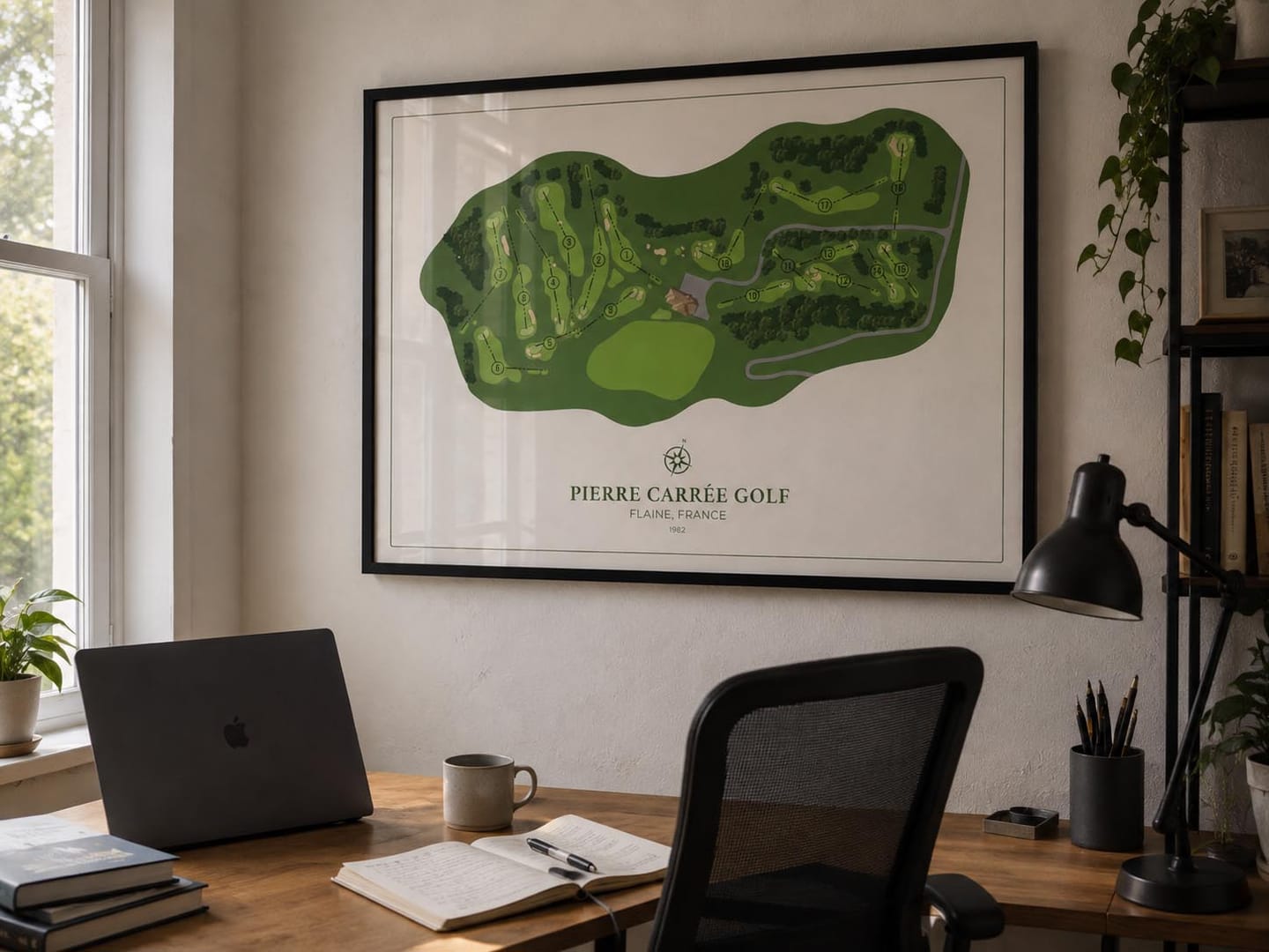 Customer photo review of Shifnal Golf Club: Modern Golf Course Map