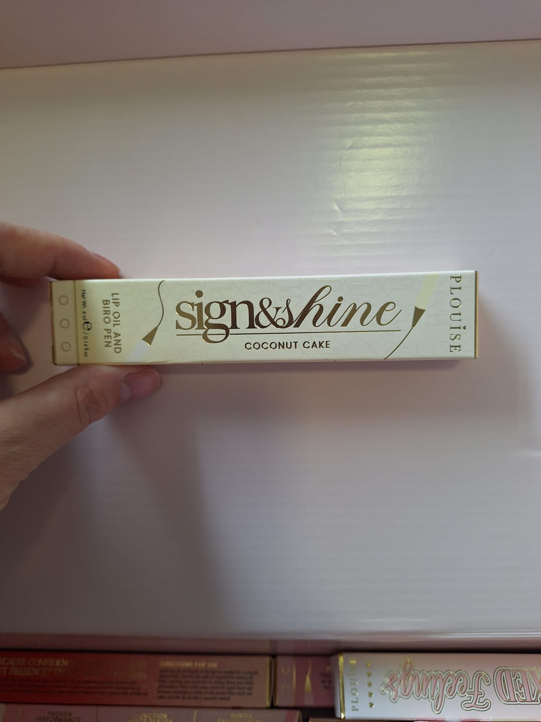 Customer photo review of Back to Business Sign And Shine Lip Oil Pen - PRE-ORDER