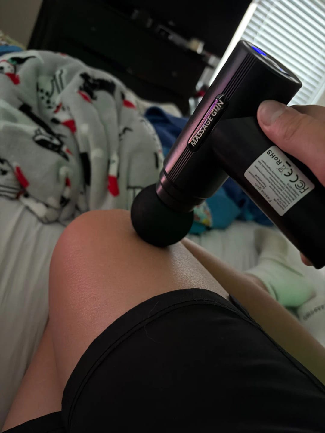 Customer photo review of Massager Machine for Pain Relief | Massage Gun for Back Leg & Full Body