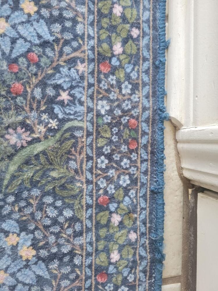 Customer photo review of Rug – Maximalism Vintage French Floral – Forest Fern