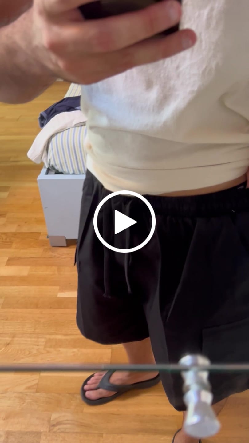 Customer video review of Cargo Jorts Rip Stop Black