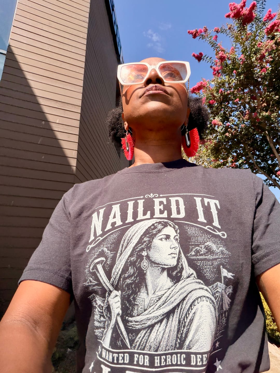 Customer photo review of Jael T-Shirt