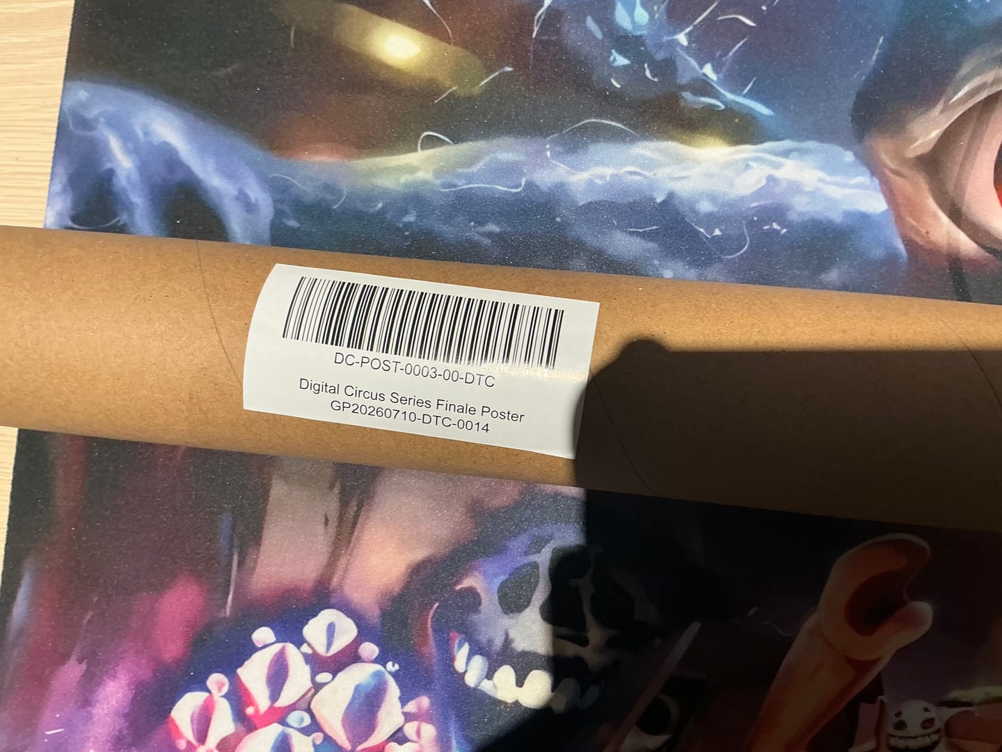 Customer photo review of The Amazing Digital Circus Finale Poster