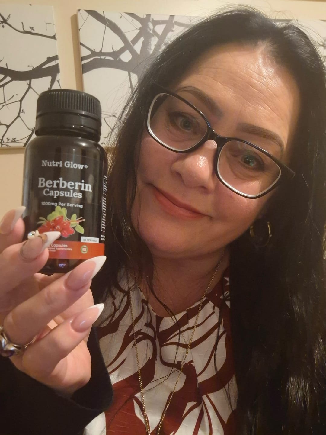 Customer photo review of Nutri Glow Berberine Extract 1000mg – Berberis Aristata – 60 Vegan Capsules