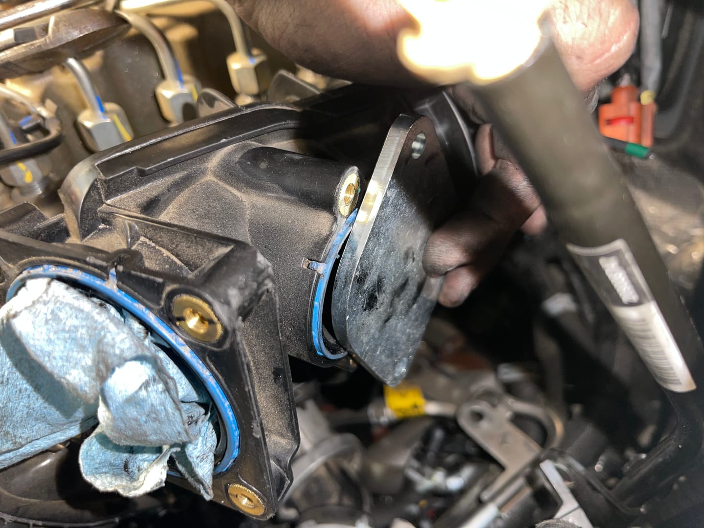 Customer photo review of 2.8L Duramax LWN EGR Delete Kit | GMC/Chevrolet 2016-2022