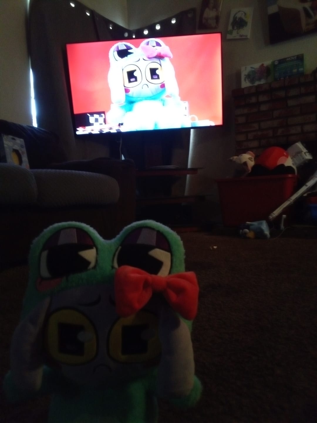 Customer photo review of Ribbit-Suit Jax Plush