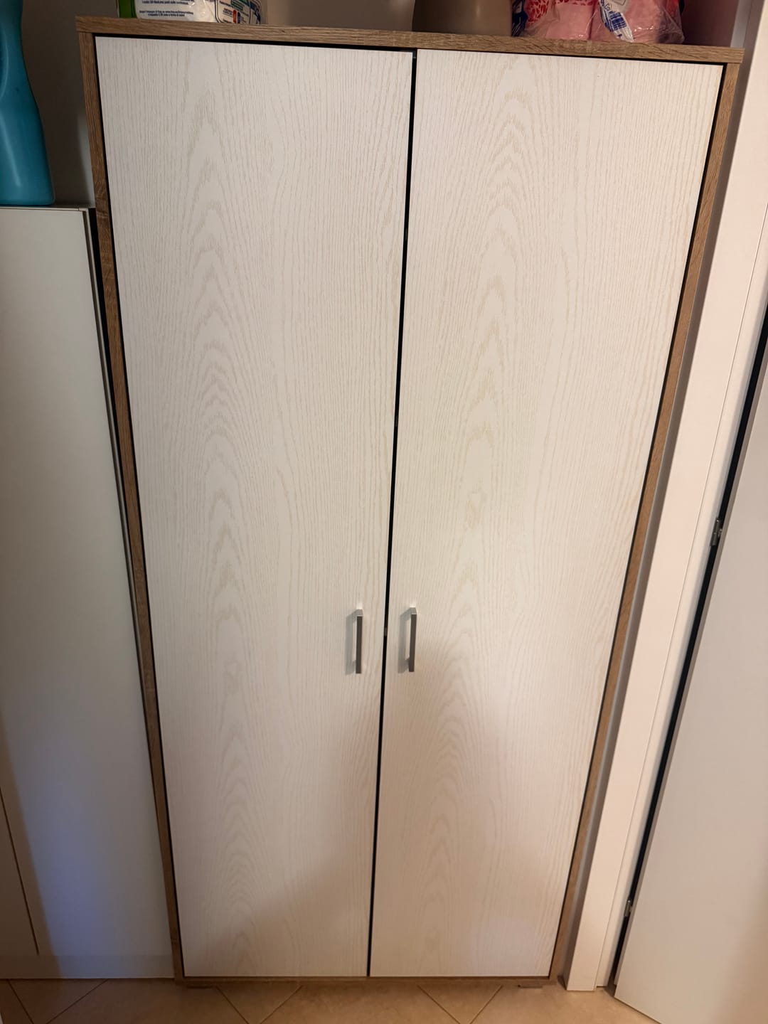 Customer photo review of Mobile Scarpiera Alta Mars4 con 6 Piani in Rovere Nordico e Bianco Alpes o Rovere