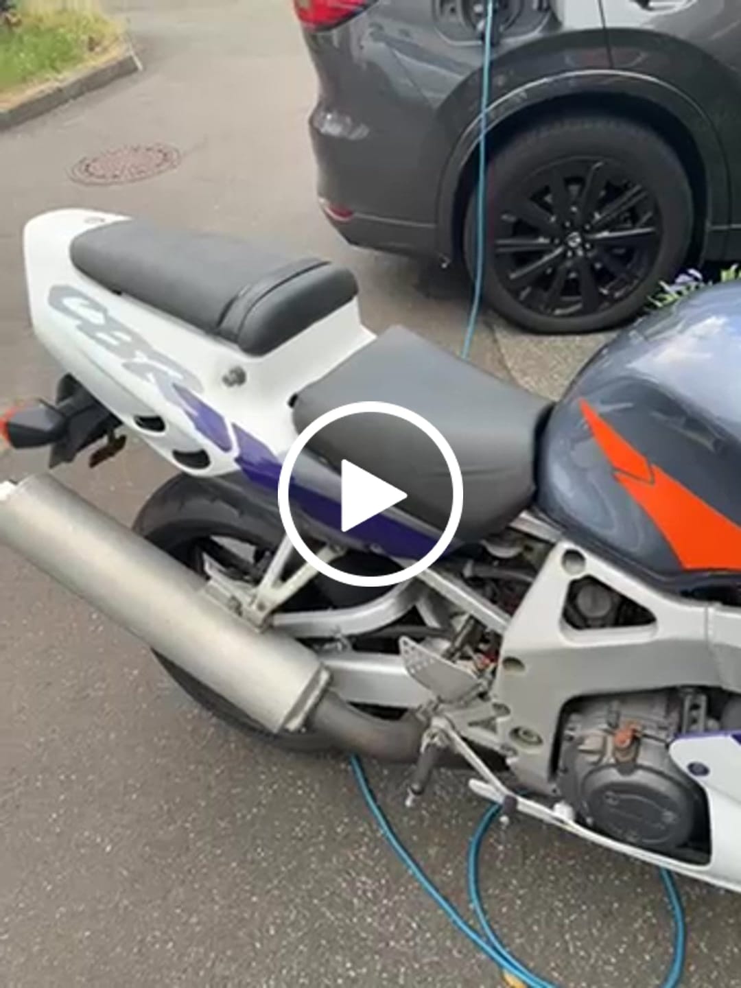 Customer video review of Kit déco HONDA CBR 900 - FIREBLADE ORANGE