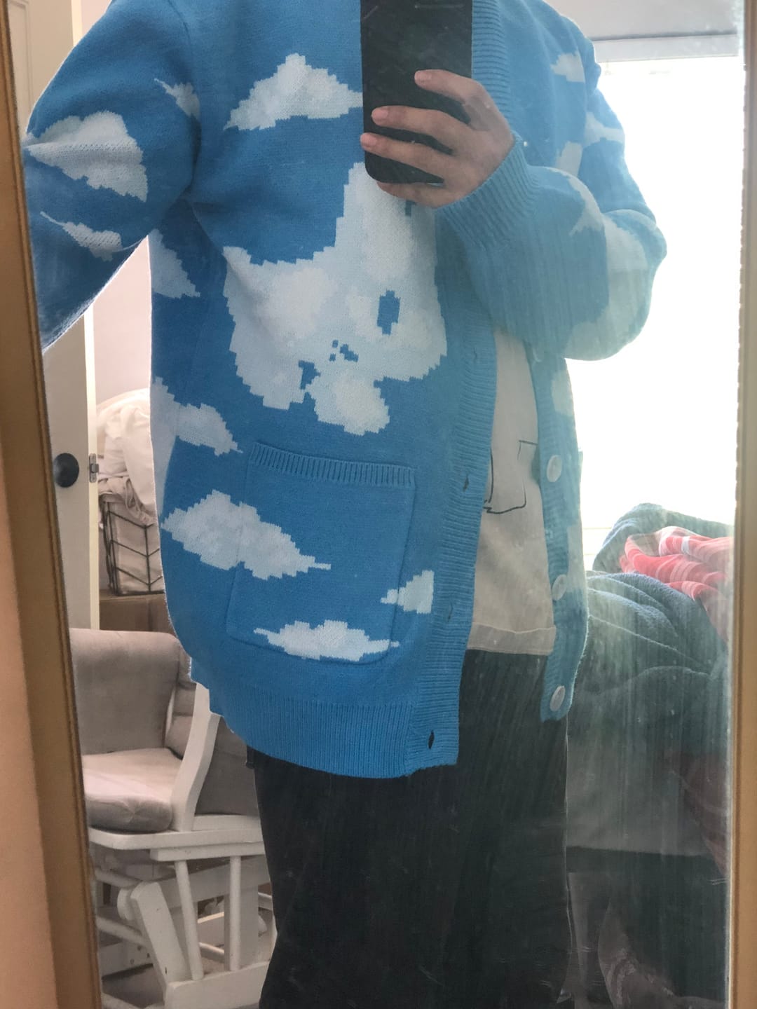 Customer photo review of Bunny Cloud Cardigan