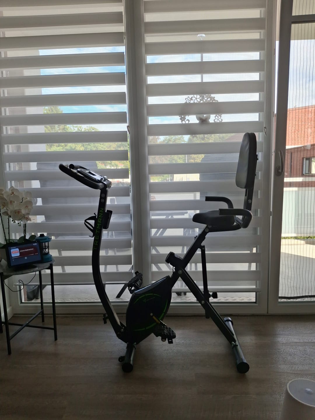 Customer photo review of Tretmann RIDE- Heimtrainer mit tiefem Einstieg