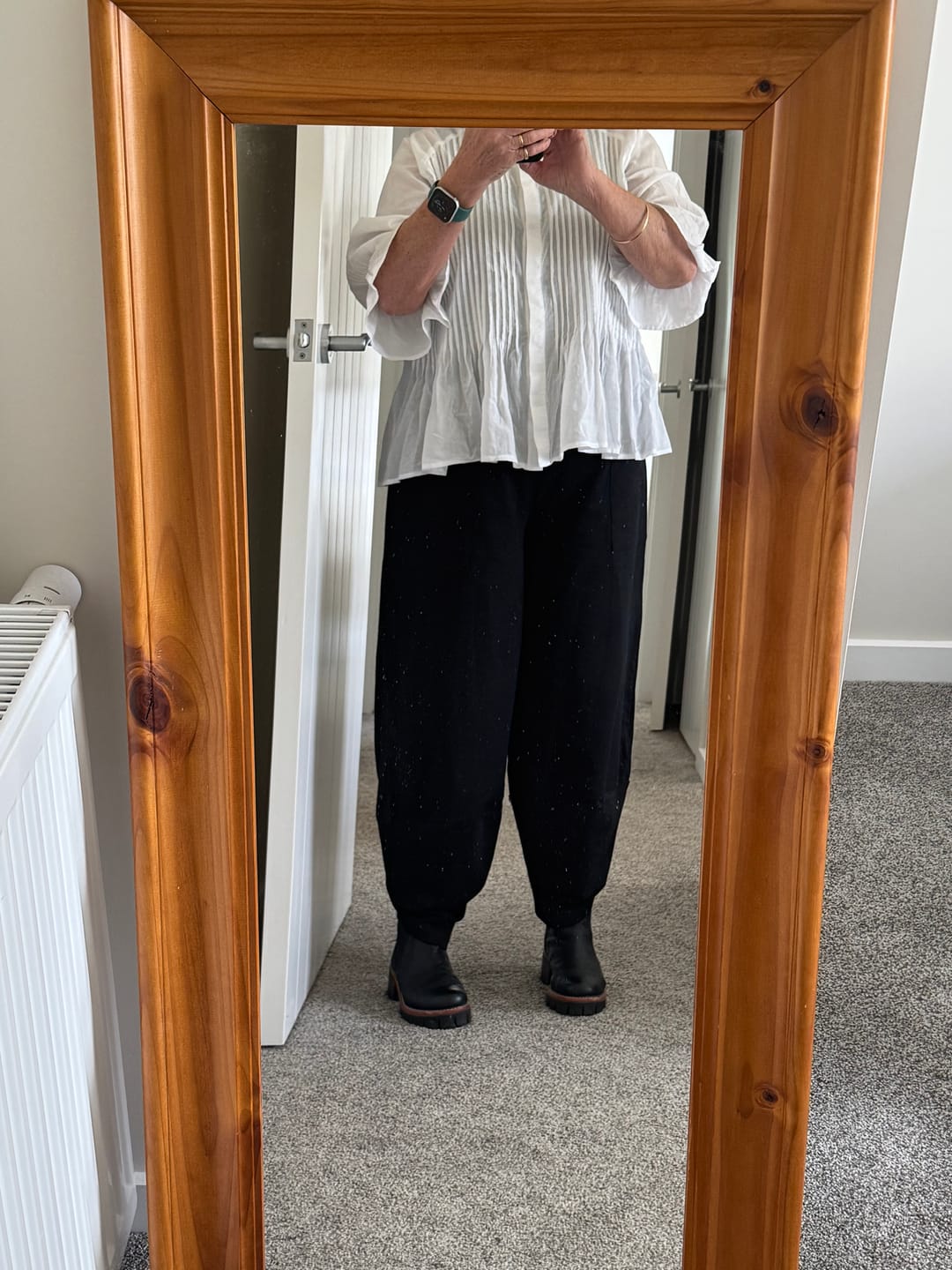 Customer photo review of Lenore Pant Black