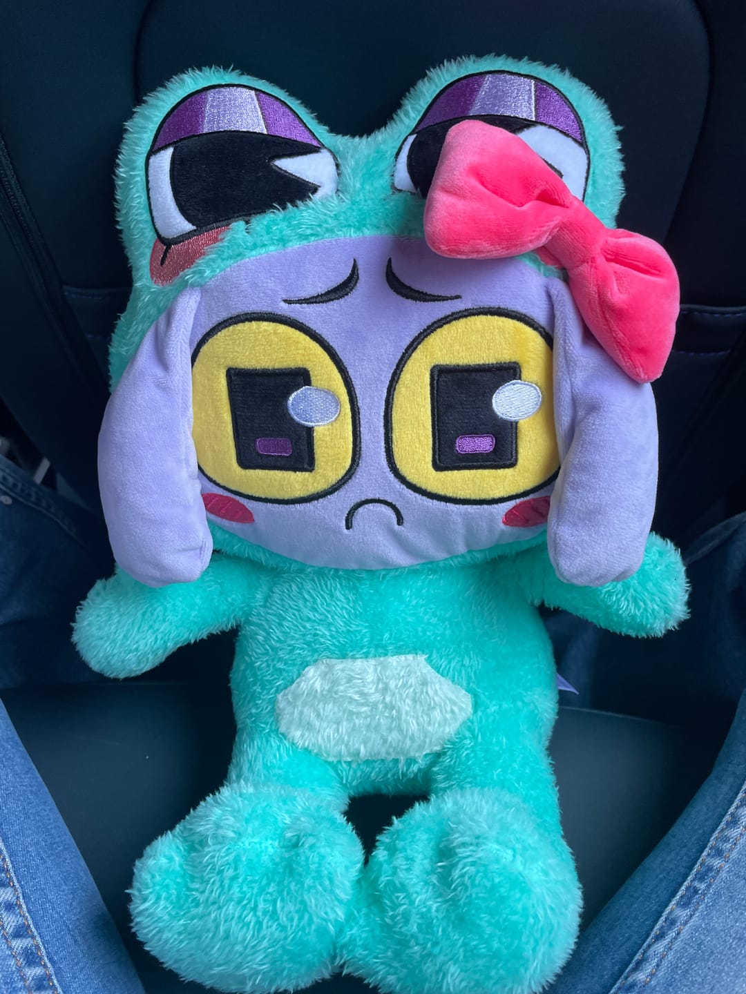 Customer photo review of Ribbit-Suit Jax Plush