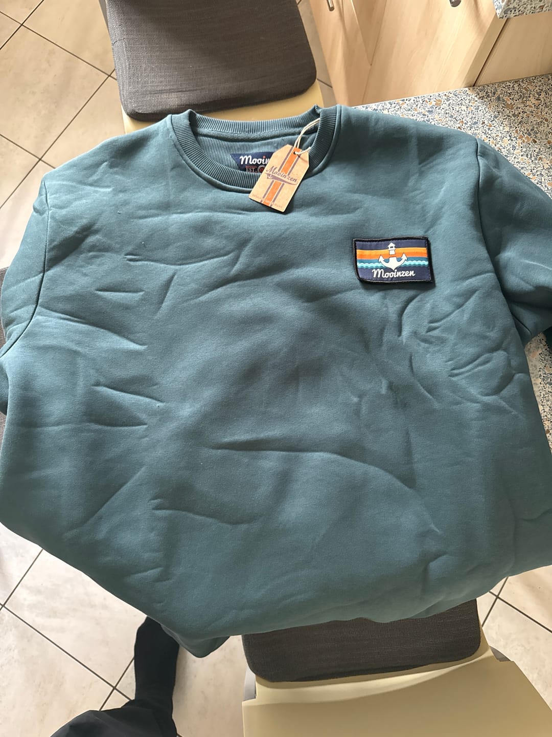 Customer photo review of Früher Alles Leichter · Unisex Signature Premium Bio Sweatshirt
