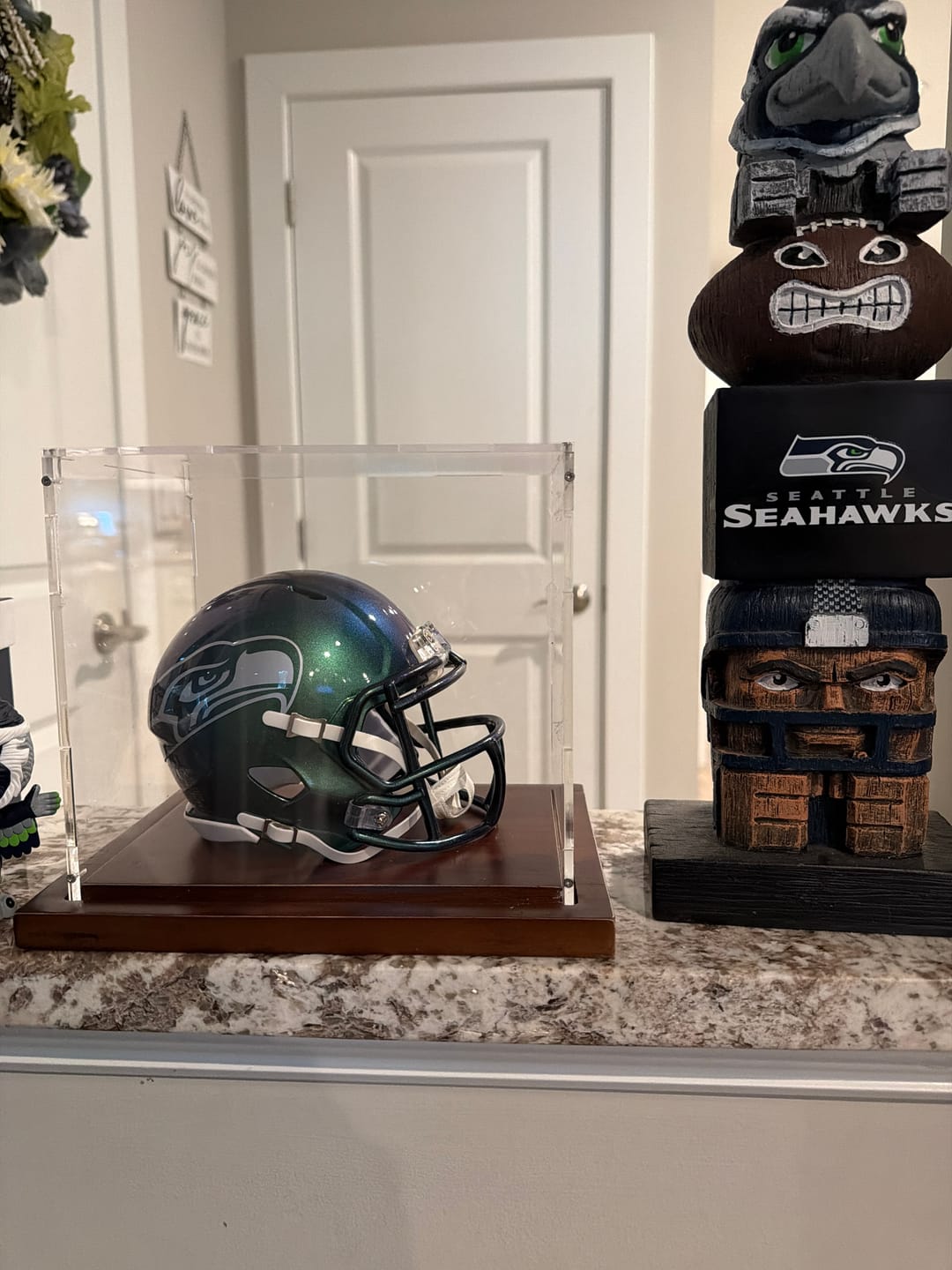 Customer photo review of Seattle Seahawks Riddell Speed Mini Helmet - Rivalries 2025