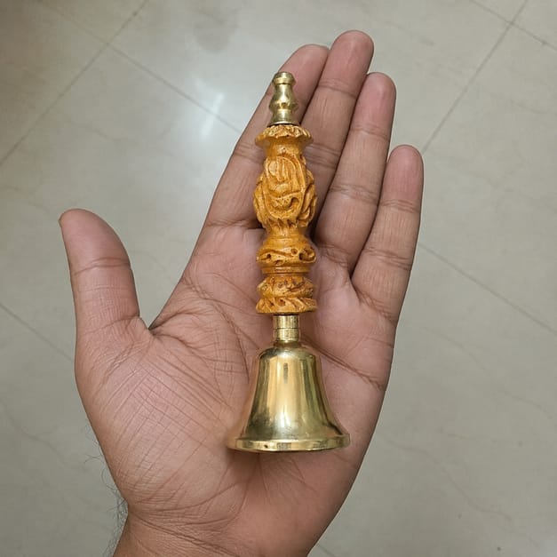 Customer photo review of Aura Suddhi Handcrafted Kansa (Bronze) Bell