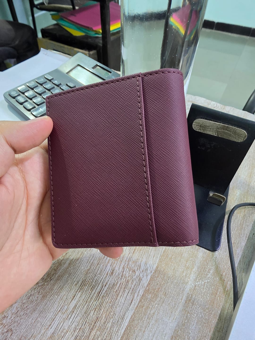 Customer photo review of SLEIGHT RFID BI-FOLD WALLET
