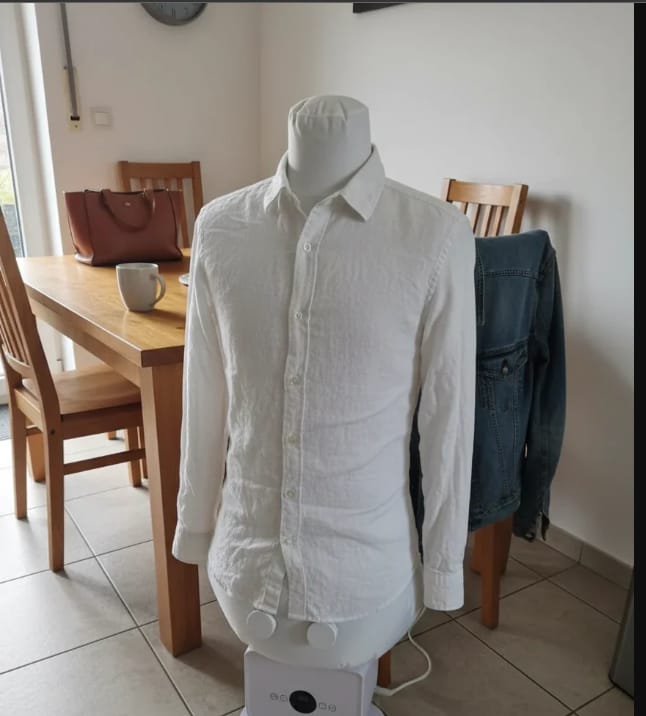 Customer photo review of ReadyWear - Automatic Ironing Machine with Drying