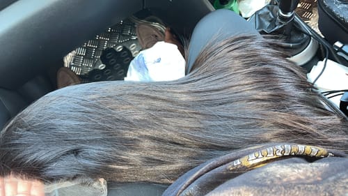 Customer photo review of Vietnamese Super Double Drawn Bone Straight Doner Natural Closure