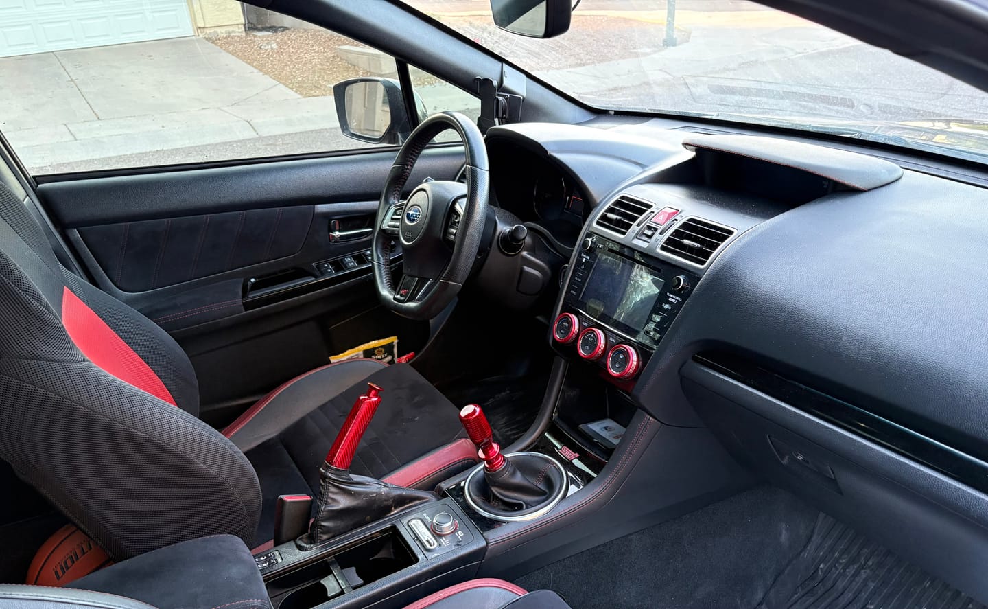 Customer photo review of Carbon Fiber Handle Shift Knob – Fits Subaru WRX / STI / BRZ - M12x1.25