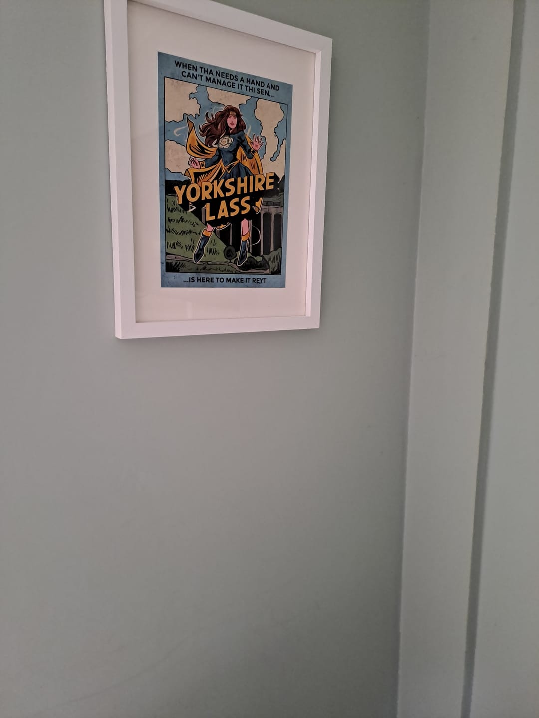 Customer photo review of Yorkshire Lass - Print