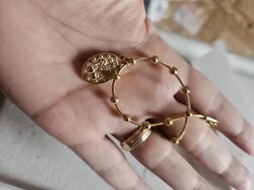Customer photo review of Our Lady Medal Bracelet