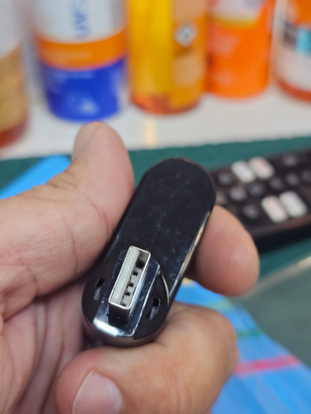 Customer photo review of Hub USB extern 3 in 1, Adaptor cu 3 porturi, USB 3, Negru