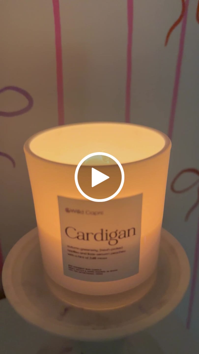 Customer video review of Cardigan Candle