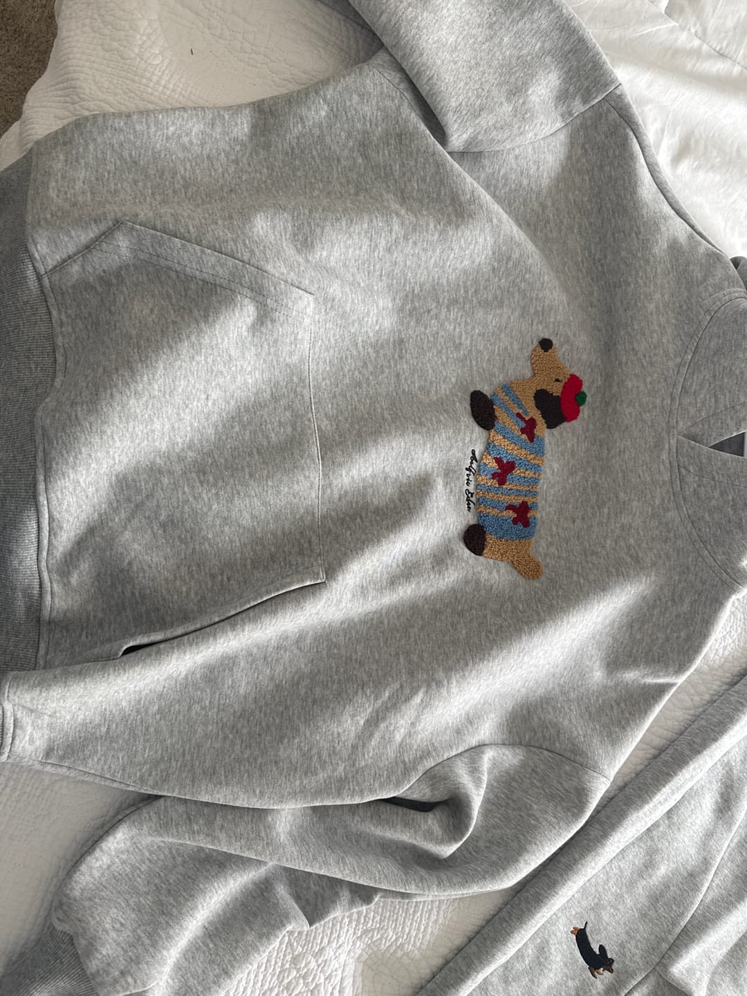 Customer photo review of Aelfric Eden Cartoon Dachshund Hoodie