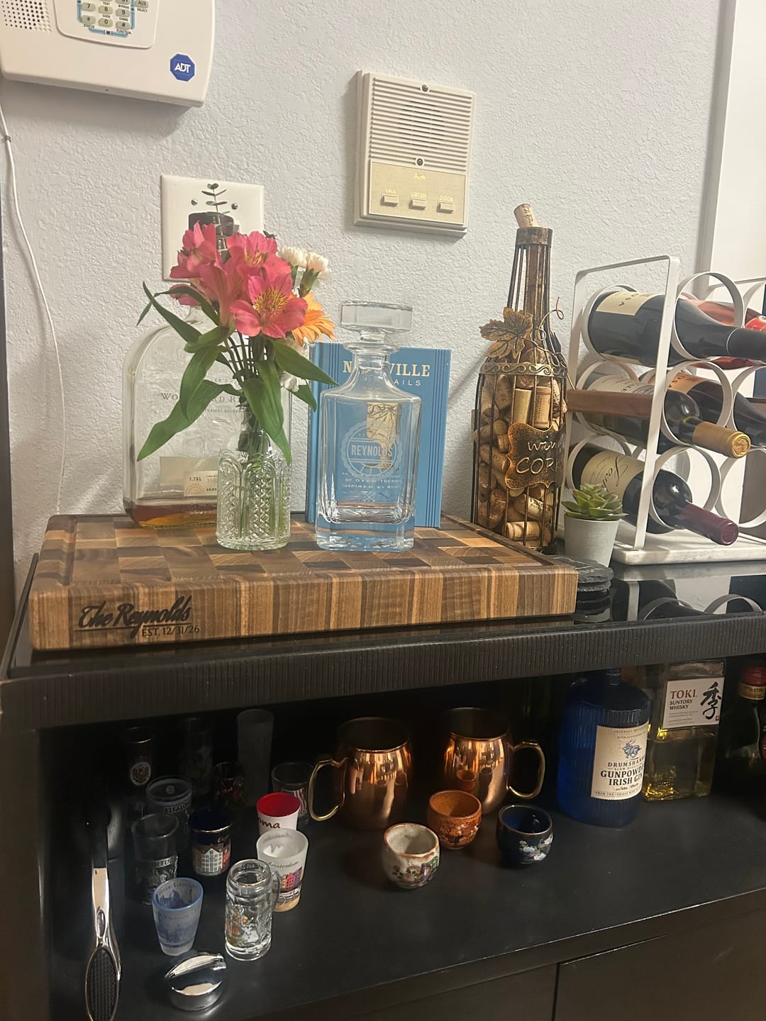 Customer photo review of Personalized Double-sided Walnut  End Grain Cutting Board