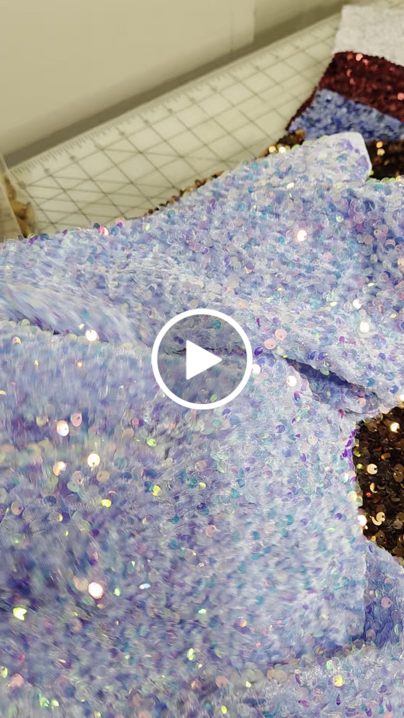 Customer video review of Sequin on Velvet