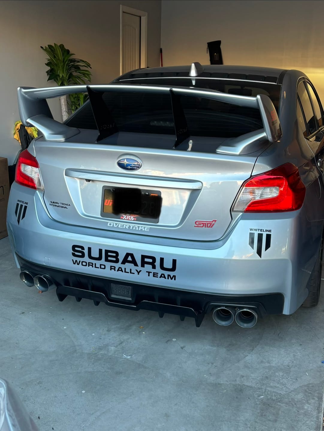 Customer photo review of Wing Stabilizer for 2015-2021 STI Sedan