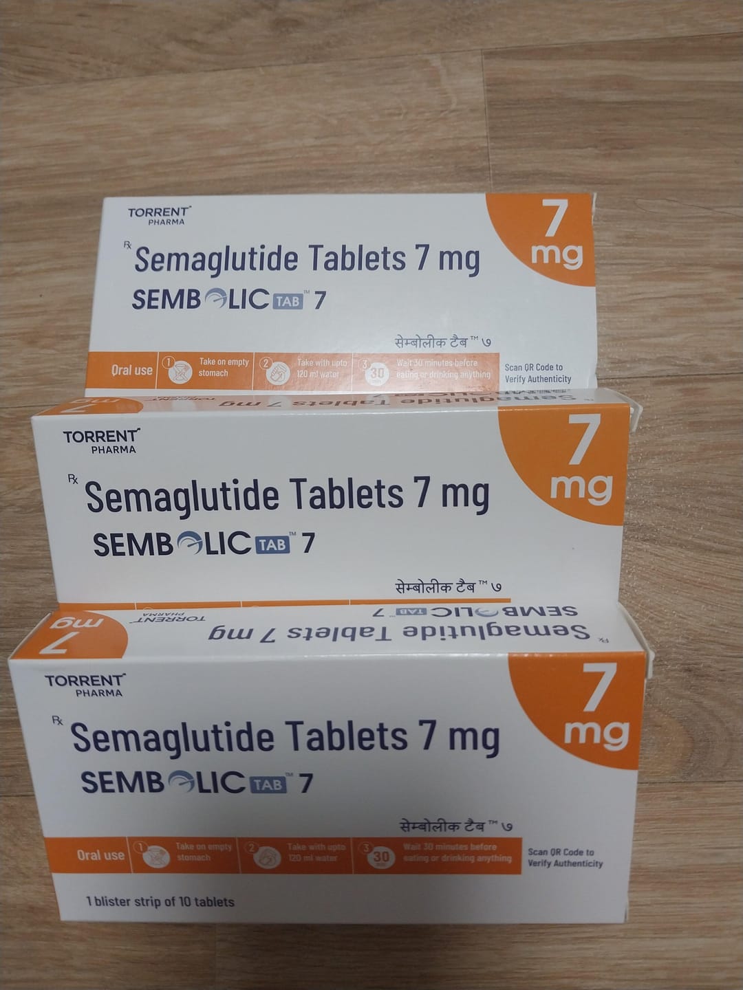 Customer photo review of "NEW"[SEMABOLIC] 세마볼릭 세마글루타이드 7mg [10정, 30정, 60정] / 위고비, 오젬픽 동일 성분 복제