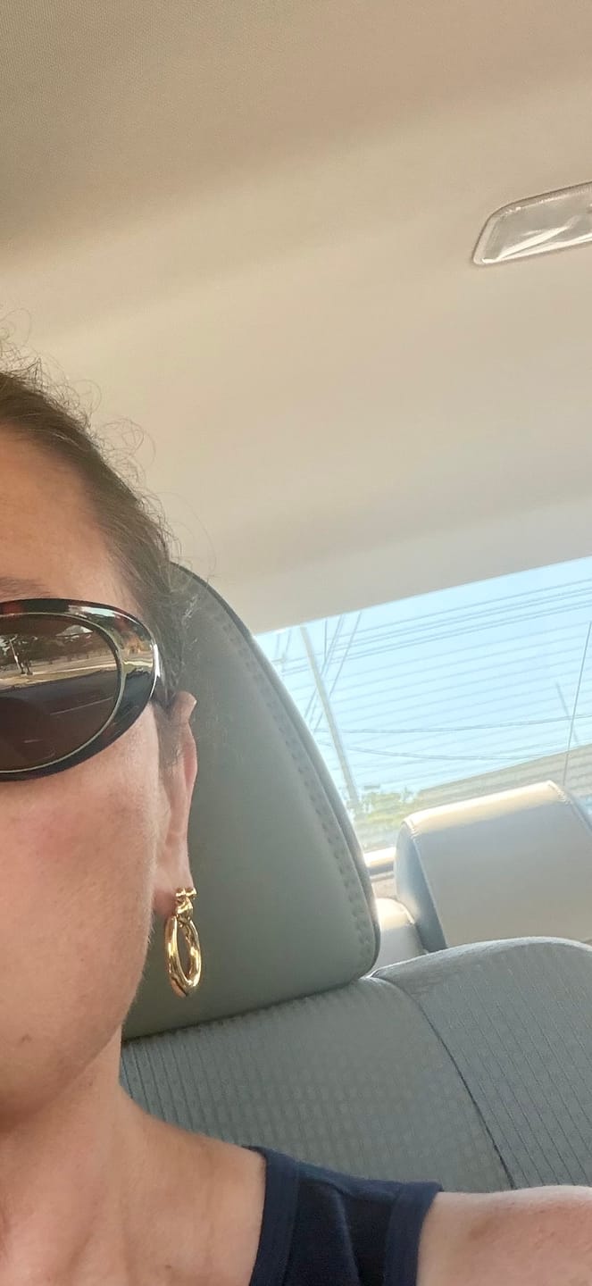 Customer photo review of Mega Leader of the Club Earrings