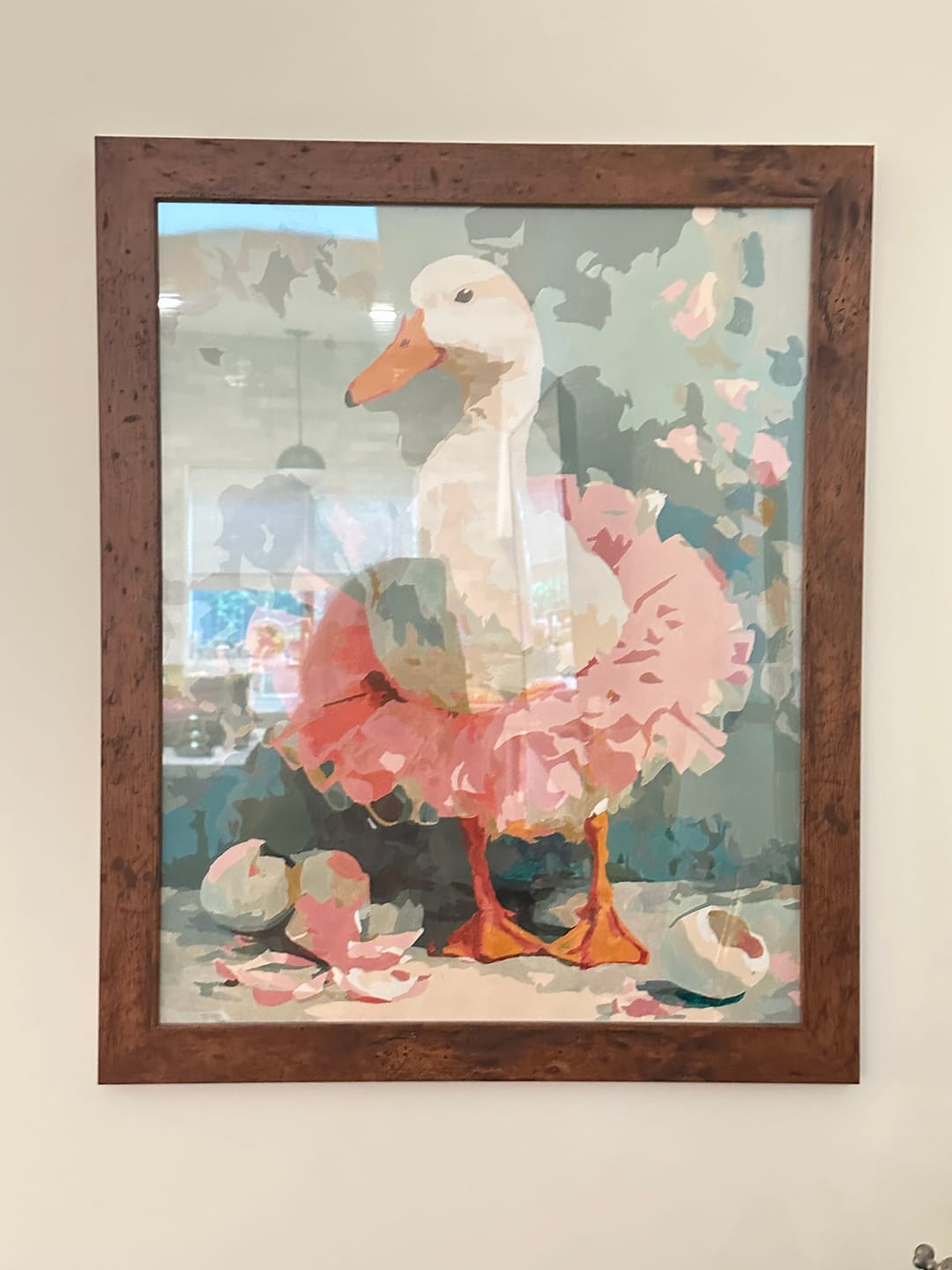 Customer photo review of The Goose Ballerina | Paint by Number