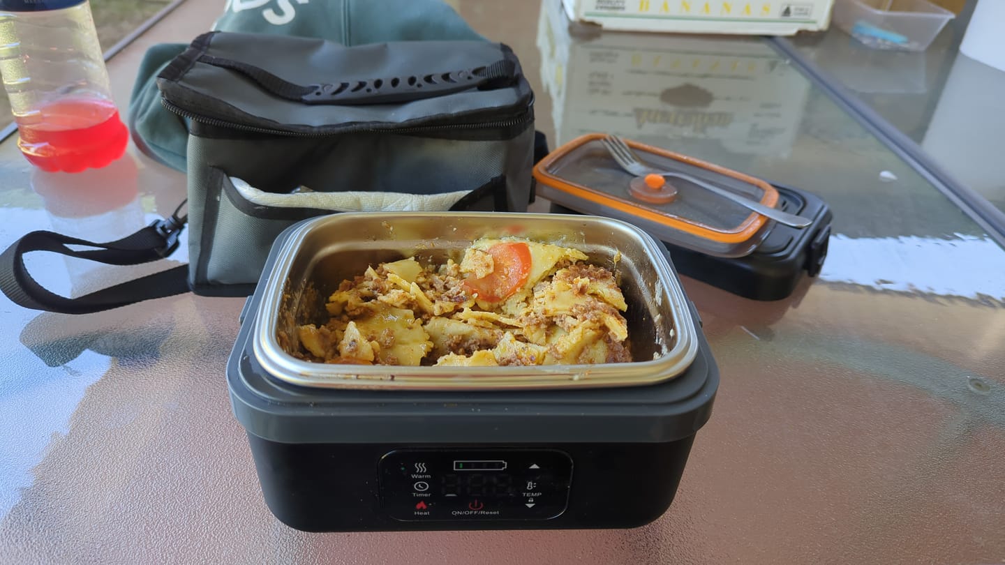Customer photo review of Yakka Heating LunchBox