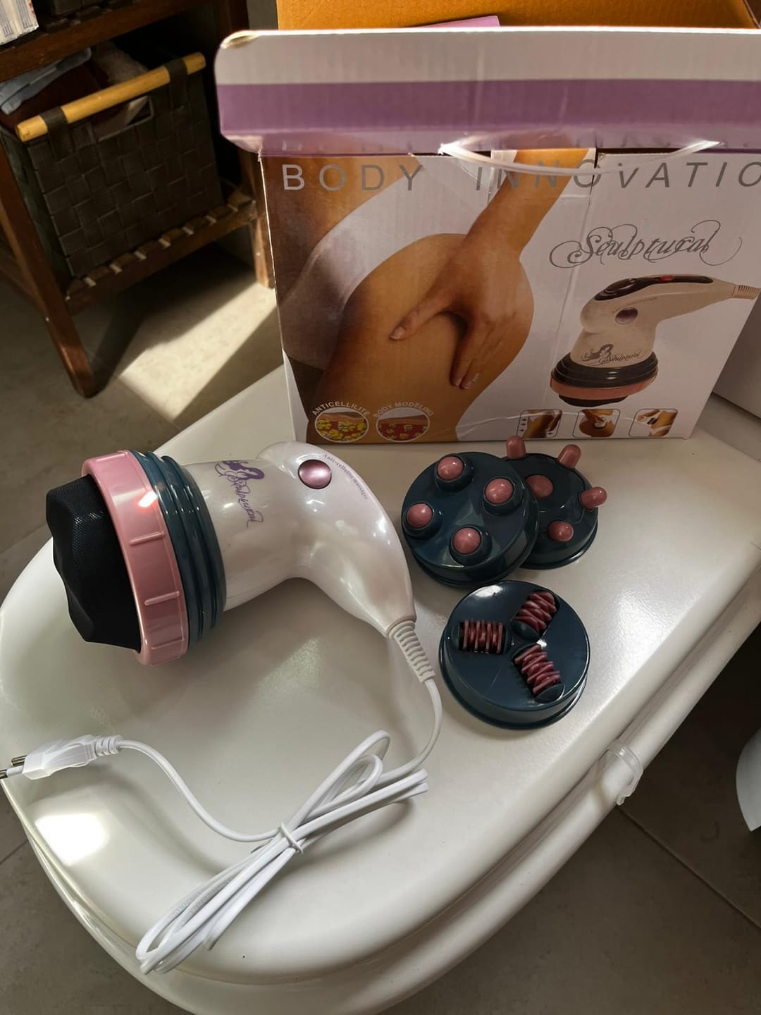 Customer photo review of Masajeador anticelulítico con luz infrarroja