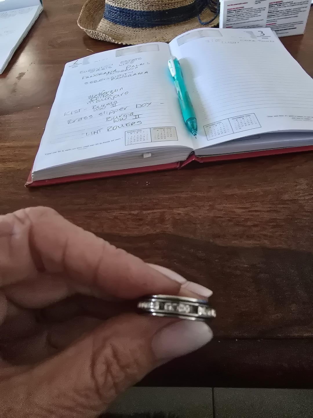 Customer photo review of Serenity Spinner Ring