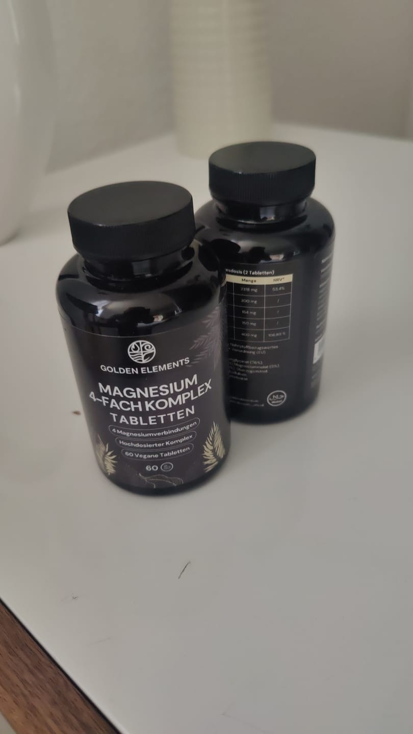 Customer photo review of Magnesium 4 Fach Komplex - Tabletten