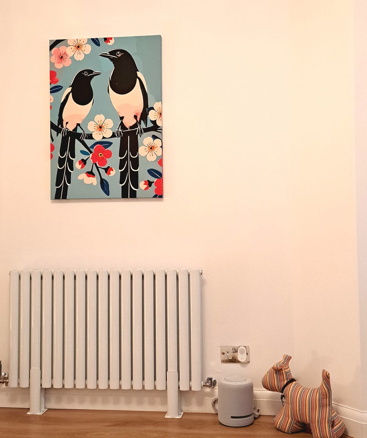 Customer photo review of Pair Of Magpies Canvas Print