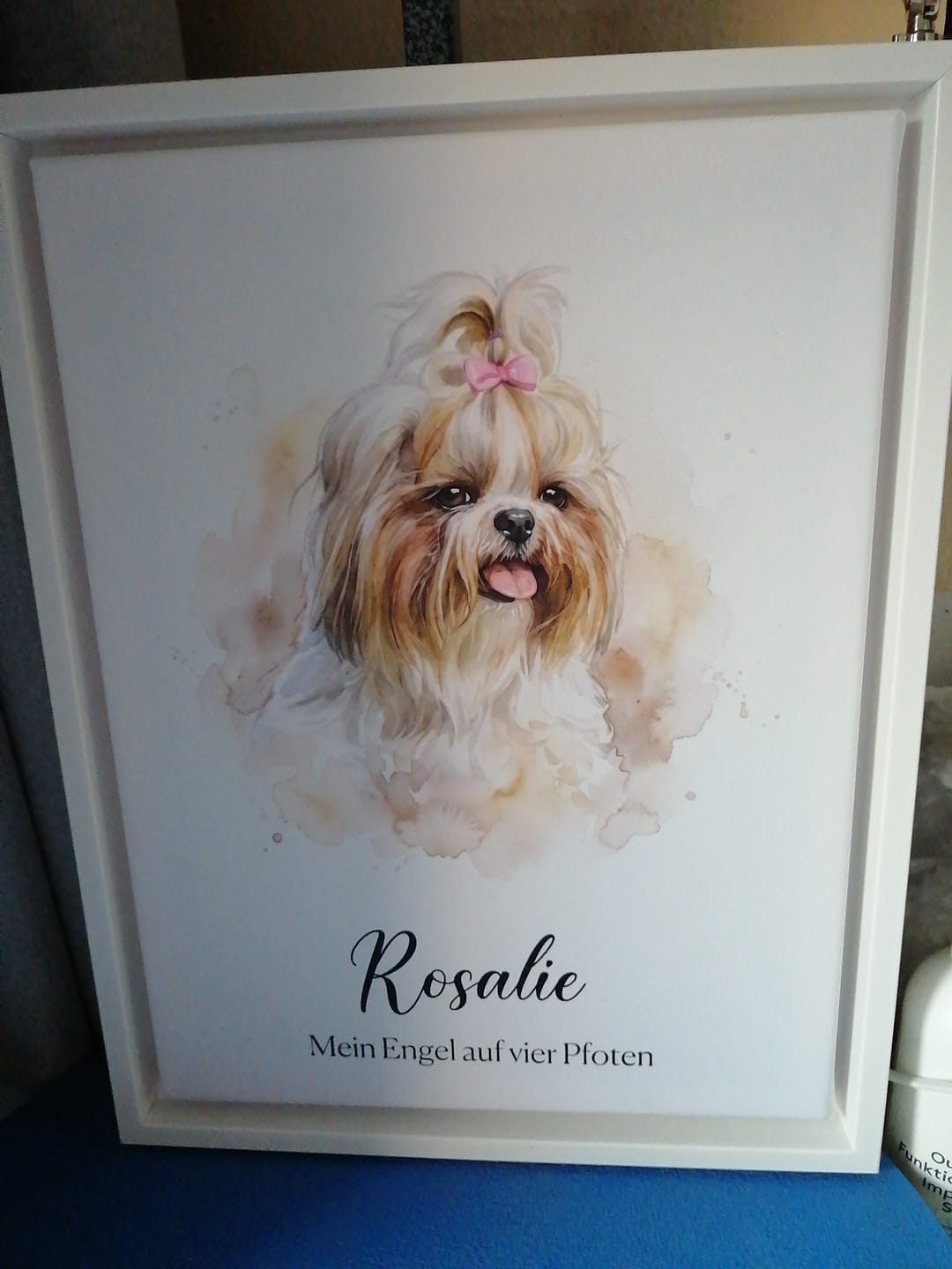Customer photo review of Dein Liebling als Aquarell-Kunstwerk