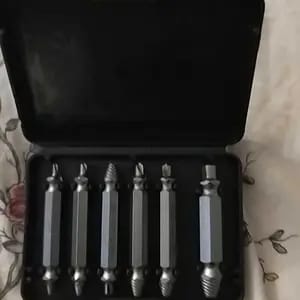 Customer photo review of Riparazione Viti Rotte Set Estrattore Doppia Punta 6 Pezzi