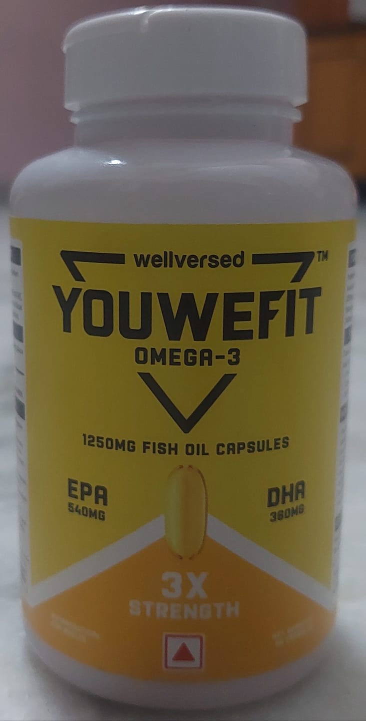 Customer photo review of YouWeFit Omega-3 Fish Oil (60 Capsules), 1250mg