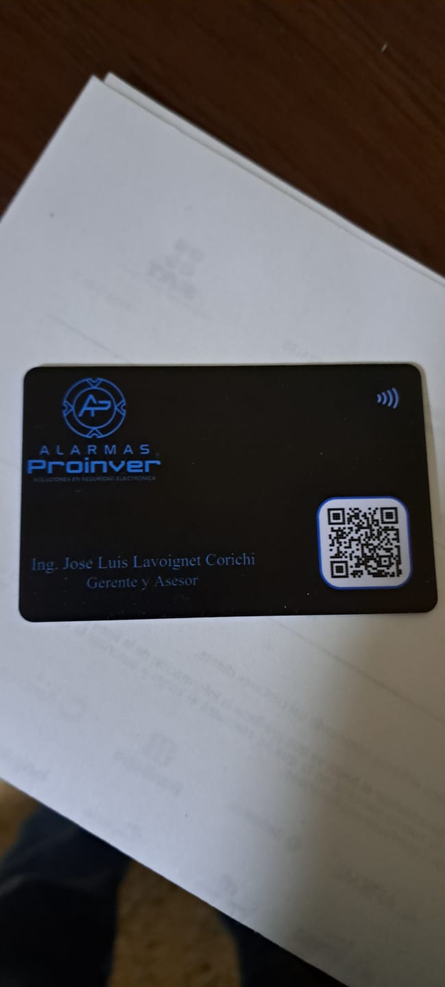 Customer photo review of Tarjeta Personalizada