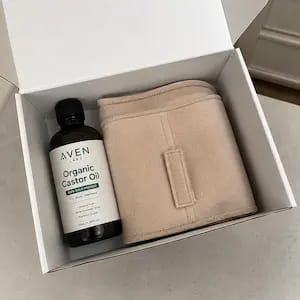 Customer photo review of Kit de Aceite de Ricino para la Hinchazón